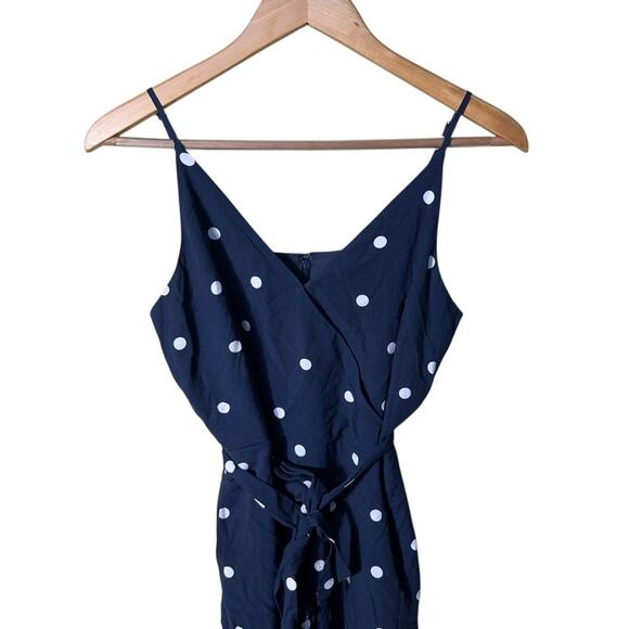 NEW LOFT Outlet Polka Dot Camisole Jumpsuit Size 2 - Picture 3 of 7